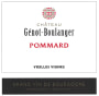 Domaine Genot-Boulanger Pommard Vieilles Vignes 2013 Front Label