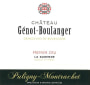 Domaine Genot-Boulanger Puligny-Montrachet La Garenne Premier Cru 2014 Front Label