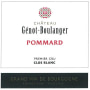 Domaine Genot-Boulanger Pommard Clos Blanc Premier Cru 2012 Front Label