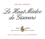 Chateau Giscours Le Haut-Medoc de Giscours 2011 Front Label