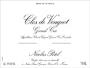 Nicolas Potel Clos Vougeot 2004 Front Label