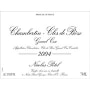 Nicolas Potel Chambertin Clos de Beze 2004 Front Label