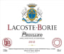 Chateau Grand-Puy-Lacoste Lacoste-Borie 2012 Front Label