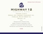 Highway 12 Sonoma County Red 2008 Front Label