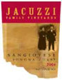 Jacuzzi Sangiovese 2004 Front Label