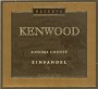 Kenwood Sonoma Zinfandel Reserve 2003 Front Label