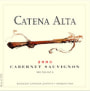 Catena Alta Cabernet Sauvignon 2003 Front Label