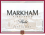 Markham Merlot 2004 Front Label