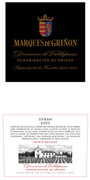 Marques de Grinon Dominio de Valdepusa Syrah 2002 Front Label