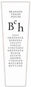 Branson Coach House Barossa Valley Greenock Block Shiraz 2004 Front Label