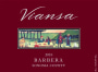 Viansa Winery Barbera 2010 Front Label
