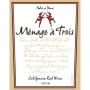 Menage a Trois Red Blend 2006 Front Label