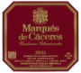 Marques de Caceres Rioja Crianza 2004 Front Label