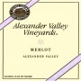 Alexander Valley Vineyards Merlot 2005 Front Label
