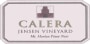 Calera Jensen Vineyard Pinot Noir 2006 Front Label