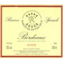 Domaines Barons de Rothschild Reserve Speciale Bordeaux Rouge 2005 Front Label