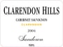 Clarendon Hills Sandown Cabernet Sauvignon 2004 Front Label