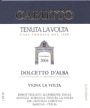 Cabutto Dolcetto d'Alba 2004 Front Label