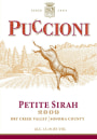 Puccioni Vineyards Petite Sirah 2009  Front Label