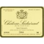 Chateau Suduiraut Sauternes 2004 Front Label