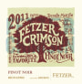 Fetzer Crimson Winemaker's Favorite Pinot Noir 2011 Front Label