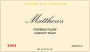 Matthews Winery Conner-Lee Cabernet Franc 2003 Front Label