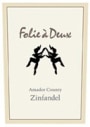 Folie a Deux Amador County Zinfandel 2003 Front Label