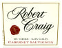 Robert Craig Cellars Mt. Veeder Cabernet Sauvignon 2004 Front Label