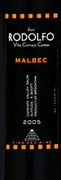 Don Rodolfo Malbec 2005 Front Label