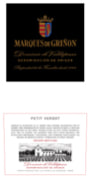 Marques de Grinon Dominio de Valdepusa Petit Verdot 2003 Front Label