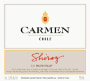 Carmen Shiraz 2004 Front Label
