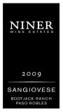 Niner Sangiovese 2009 Front Label