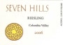 Seven Hills Winery Riesling 2006 Front Label