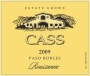 Cass Winery Roussanne 2009 Front Label