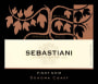 Sebastiani Sonoma Coast Pinot Noir 2006 Front Label