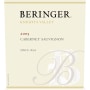 Beringer Knights Valley Cabernet Sauvignon 2005 Front Label