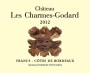 Chateau Les Charmes-Godard Blanc 2012 Front Label