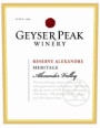 Geyser Peak Reserve Alexandre Meritage 2004 Front Label
