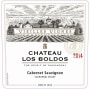 Chateau Los Boldos Vieilles Vignes Cabernet Sauvignon 2014 Front Label