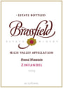 Brassfield Round Mountain Vineyard Zinfandel 2004 Front Label