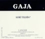 Gaja Sori Tildin 2001 Front Label