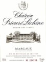Chateau Prieure-Lichine 2002 Front Label