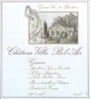 Chateau Villa Bel Air Graves Rouge 2003 Front Label
