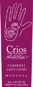 Crios de Susana Balbo Cabernet Sauvignon 2005 Front Label