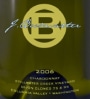 J. Bookwalter Chardonnay 2006 Front Label