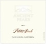 Ancient Peaks Petite Sirah 2012 Front Label