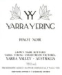 Yarra Yering Pinot Noir 2004 Front Label