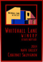 Whitehall Lane Cabernet Sauvignon 2004 Front Label