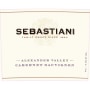Sebastiani Alexander Valley Cabernet Sauvignon 2005 Front Label