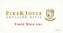 Pike & Joyce Pinot Noir 2004 Front Label